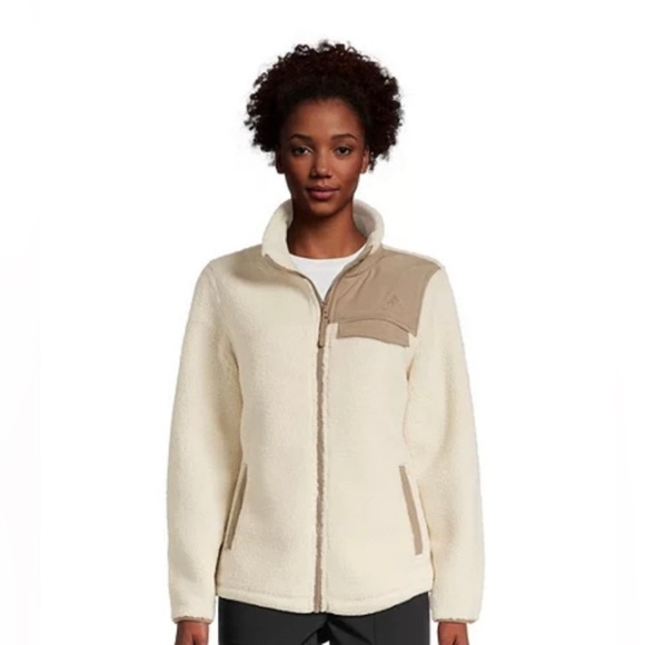 Woods Women’s Erris Sherpa Jacket - XS Soft Fleece Zip Up Sweater - Picture 2 of 12